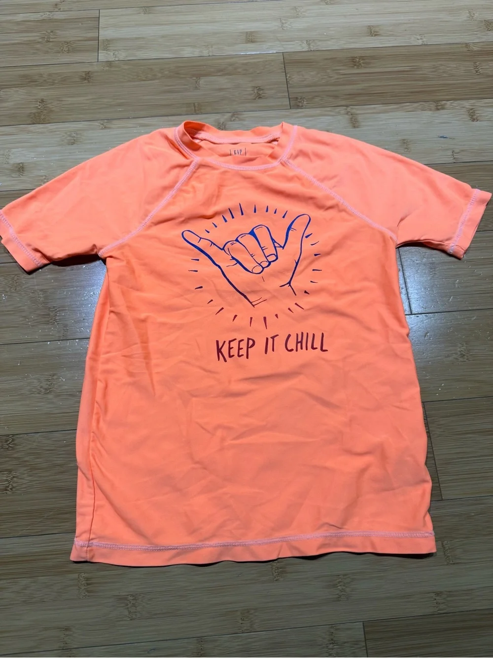GAP Kids Neon Orange Short-Sleeve Tee